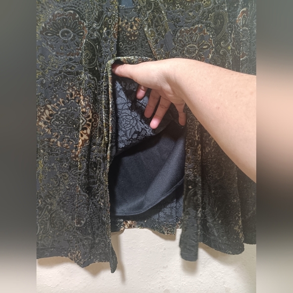 R&M Richards Multicolor Patterned Skirt - Picture 6 of 6